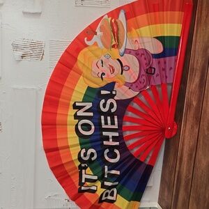 IT'S ON B!TCHES MULTI COLOR FAN!!!